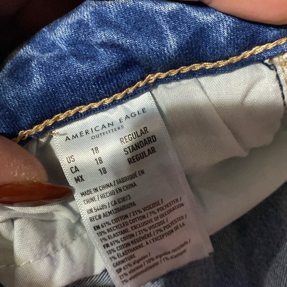 AMERICAN EAGLE SKINNY JEANS 18 - Picture 3 of 4